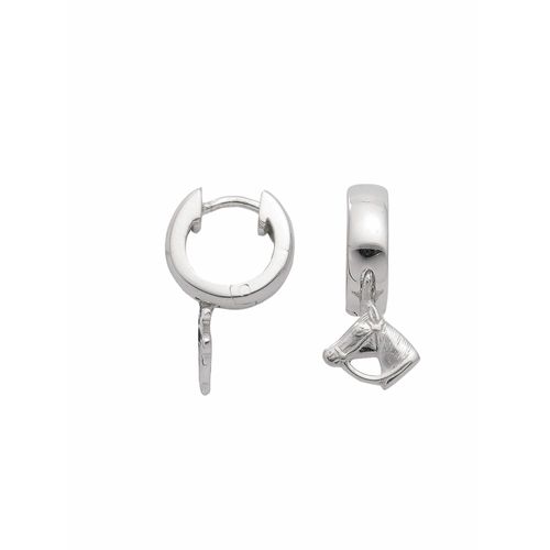 4065633619353 - Paar Ohrhänger ADELIA´S 1 925 Silber Ohrringe   Creolen Pferd Ø 109 mm Gr Damen Silber 925 (Sterlingsilber) silberfarben (silber) Damen 925 Sterling Silber Silberschmuck für