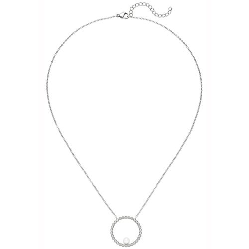4061861163118 - Kette mit Anhänger JOBO Halsketten Gr Perlen-Edelstahl Länge 50 cm silberfarben (edelstahlfarben) Damen Edelstahl mit Süßwasser-Zuchtperle 4061861163118 - Kette mit Anhänger JOBO Halsketten Gr Perlen-Edelstahl Länge 50 cm silberfarben (edelstahlfarben) Damen Edelstahl mit Süßwasser-Zuchtperle