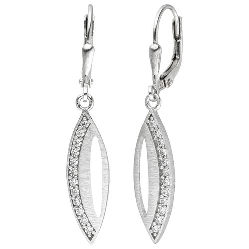 4061861146272 - Paar Ohrhänger JOBO Ohrringe Gr Silber 925 (Sterlingsilber) silberfarben (silber 925 weiß) Damen 925 Silber mit 24 Zirkonia 4061861146272 - Paar Ohrhänger JOBO Ohrringe Gr Silber 925 (Sterlingsilber) silberfarben (silber 925 weiß) Damen 925 Silber mit 24 Zirkonia