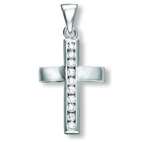 4069415441965 - Ketten-Anhänger Zirkonia Kreuz Anhänger aus 925 Silber Schmuckanhänger Gr Silber 925 (Sterlingsilber) silberfarben (silber) Damen Silber Schmuck 4069415441965 - Ketten-Anhänger Zirkonia Kreuz Anhänger aus 925 Silber Schmuckanhänger Gr Silber 925 (Sterlingsilber) silberfarben (silber) Damen Silber Schmuck