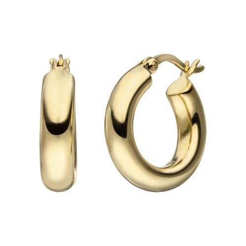 4061861129985 - Paar Creolen JOBO Ohrringe Gr Silber 925 (Sterlingsilber) goldfarben Damen 925 Silber vergoldet 4061861129985 - Paar Creolen JOBO Ohrringe Gr Silber 925 (Sterlingsilber) goldfarben Damen 925 Silber vergoldet