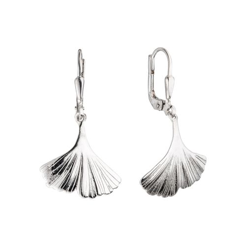4061861071796 - Paar Ohrhänger JOBO Ginkgo Ohrringe Gr Silber 925 (Sterlingsilber) silberfarben (silber 925) Damen 925 Silber