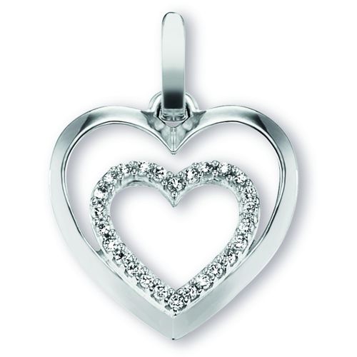 4069415442146 - Ketten-Anhänger Zirkonia Herz Anhänger aus 925 Silber Schmuckanhänger Gr Silber 925 (Sterlingsilber) silberfarben (silber) Damen Silber Schmuck Herz 4069415442146 - Ketten-Anhänger Zirkonia Herz Anhänger aus 925 Silber Schmuckanhänger Gr Silber 925 (Sterlingsilber) silberfarben (silber) Damen Silber Schmuck Herz