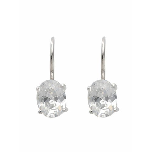 4065633617977 - Paar Ohrhänger ADELIA´S 1 925 Silber Ohrringe   mit Zirkonia Gr Damen Silber 925 (Sterlingsilber) silberfarben (silber) Damen 925 Sterling Silber mit Zirkonia Silberschmuck für