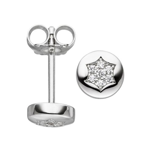 4061861172332 - Paar Ohrstecker JOBO Stern-Ohrringe Ohrringe Gr Silber 925 (Sterlingsilber) silberfarben (silber 925) Damen 925 Silber mit 14 Zirkonia 4061861172332 - Paar Ohrstecker JOBO Stern-Ohrringe Ohrringe Gr Silber 925 (Sterlingsilber) silberfarben (silber 925) Damen 925 Silber mit 14 Zirkonia