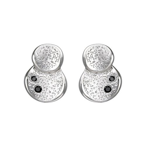 4061861148368 - Paar Ohrstecker JOBO Ohrringe Gr Silber 925 (Sterlingsilber) silberfarben (silber 925 schwarz) Damen 925 Silber mit 4 schwarzen Zirkonia 4061861148368 - Paar Ohrstecker JOBO Ohrringe Gr Silber 925 (Sterlingsilber) silberfarben (silber 925 schwarz) Damen 925 Silber mit 4 schwarzen Zirkonia