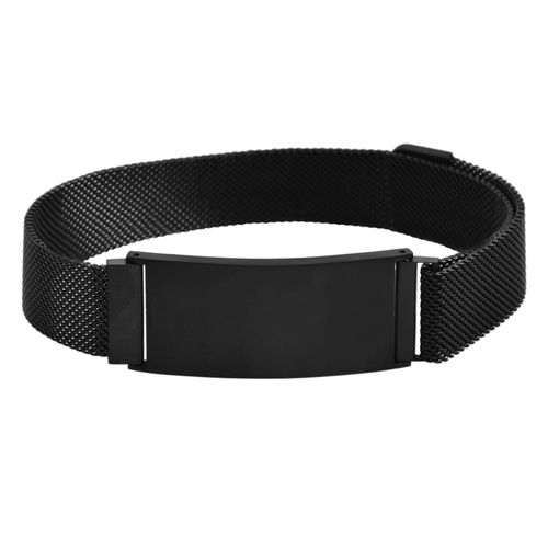 4065633949009 - Edelstahlarmband ADELIA´S Herren Armband aus Edelstahl 27 cm Armbänder Gr 27 Edelstahl schwarz Herren 4065633949009 - Edelstahlarmband ADELIA´S Herren Armband aus Edelstahl 27 cm Armbänder Gr 27 Edelstahl schwarz Herren