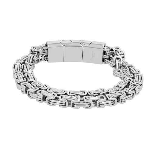 4067551936093 - Edelstahlarmband ADELIA´S Damen Armband aus Edelstahl 21 cm Armbänder Gr 21 Edelstahl silberfarben (silber) Damen