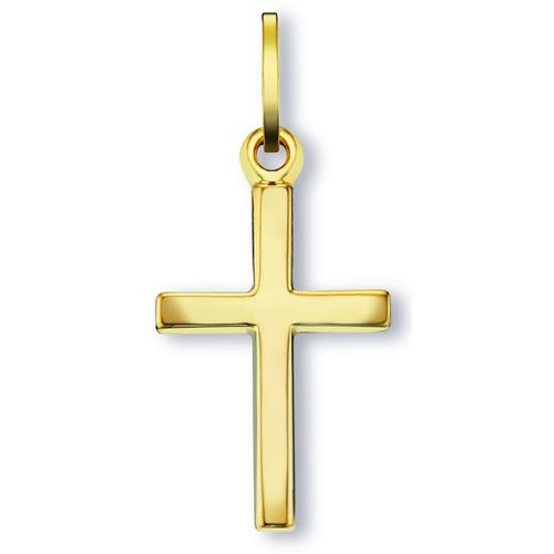 4069415436688 - Ketten-Anhänger Kreuz Anhänger aus 333 Gelbgold Schmuckanhänger Gr Gelbgold 333 goldfarben (gold) Damen Gold Schmuck