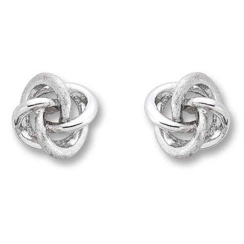 4067551950020 - Paar Ohrhänger Knoten Ohrringe Ohrstecker aus 925 Silber Gr Damen Silber 925 (Sterlingsilber) silberfarben (silber) Damen Silber Schmuck Knoten