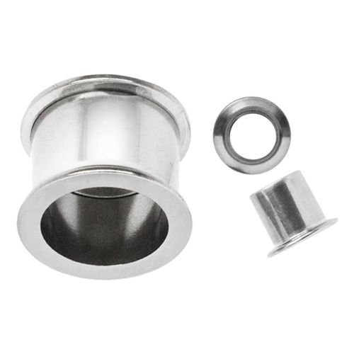 0305394927156 - Dehnschnecke ADELIA´S Piercing Ohrpiercing silberfarben (silber) Damen Piercings Flesh Tunnel glänzend 0305394927156 - Dehnschnecke ADELIA´S Piercing Ohrpiercing silberfarben (silber) Damen Piercings Flesh Tunnel glänzend