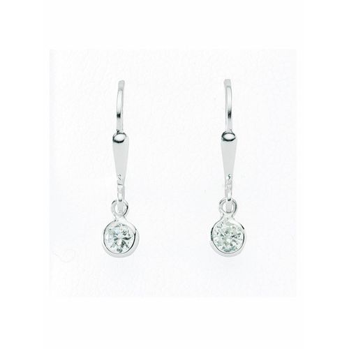 4065633621653 - Paar Ohrhänger ADELIA´S 1 925 Silber Ohrringe   mit Zirkonia Ø 46 mm Gr Damen Silber 925 (Sterlingsilber) silberfarben (silber) Damen 925 Sterling Silber mit Zirkonia Silberschmuck für