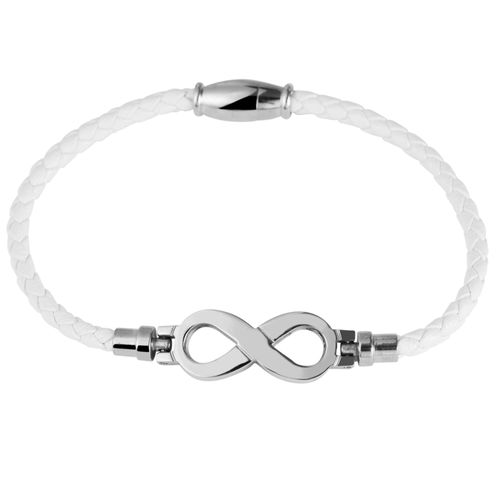 4067551852355 - Edelstahlarmband ADELIA´S Damen Armband Unendlichzeichen aus Edelstahl 18 cm Armbänder Gr 18 Edelstahl silberfarben (silber) Damen