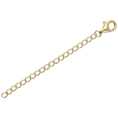 4007810154134 - Silberkette SMART JEWEL Verlängerungskette gelb vergoldet Silber 925 Halsketten Gr 7 cm Silber 925 (Sterlingsilber) goldfarben (vergoldet) Damen 4007810154134 - Silberkette SMART JEWEL Verlängerungskette gelb vergoldet Silber 925 Halsketten Gr 7 cm Silber 925 (Sterlingsilber) goldfarben (vergoldet) Damen
