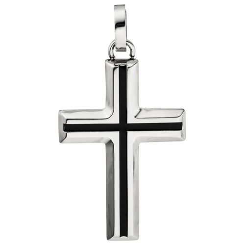 4061861122801 - Kreuz-Anhänger JOBO Anhänger Kreuz Schmuckanhänger Gr Edelstahl silberfarben (edelstahlfarben) Damen Edelstahl 4061861122801 - Kreuz-Anhänger JOBO Anhänger Kreuz Schmuckanhänger Gr Edelstahl silberfarben (edelstahlfarben) Damen Edelstahl