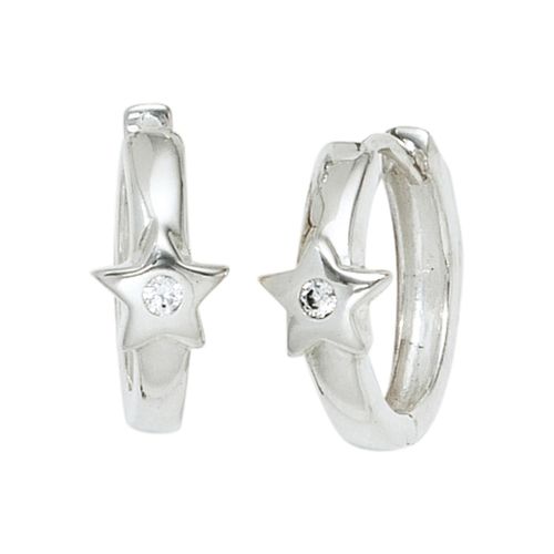 4061861056564 - Paar Creolen JOBO Stern Ohrringe Gr Silber 925 (Sterlingsilber) silberfarben (silber 925) Damen 925 Silber mit Zirkonia 4061861056564 - Paar Creolen JOBO Stern Ohrringe Gr Silber 925 (Sterlingsilber) silberfarben (silber 925) Damen 925 Silber mit Zirkonia