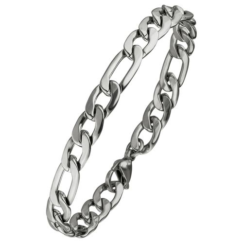 4061861134644 - Armband JOBO Armbänder Gr Edelstahl silberfarben (edelstahlfarben) Herren Edelstahl 21 cm 4061861134644 - Armband JOBO Armbänder Gr Edelstahl silberfarben (edelstahlfarben) Herren Edelstahl 21 cm