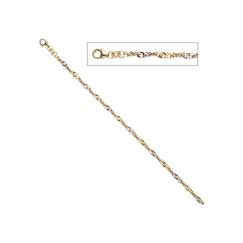 4061861064859 - Fußkette JOBO Fußkettchen Gr Silber 925 (Sterlingsilber) goldfarben Damen 925 Silber vergoldet 25 cm 29 mm 4061861064859 - Fußkette JOBO Fußkettchen Gr Silber 925 (Sterlingsilber) goldfarben Damen 925 Silber vergoldet 25 cm 29 mm