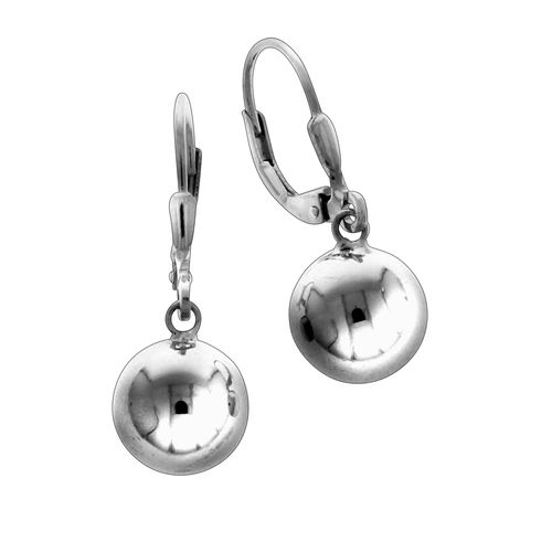 4006046273299 - Paar Ohrhänger VIVANCE 925 Silber Kugel 10mm Ohrringe Gr ONE-SIZE Silber 925 (Sterlingsilber) weiß Damen Ohrhänger Ohrschmuck
