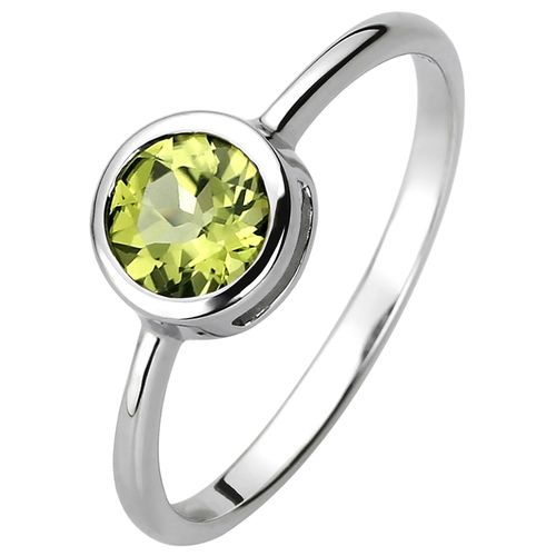 4061861145664 - Fingerring JOBO Fingerringe Gr 50 Silber 925 (Sterlingsilber) grün (grün grün) Damen 925 Silber mit Peridot 4061861145664 - Fingerring JOBO Fingerringe Gr 50 Silber 925 (Sterlingsilber) grün (grün grün) Damen 925 Silber mit Peridot