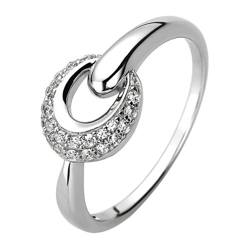 4061861143509 - Fingerring JOBO Fingerringe Gr 50 Silber 925 (Sterlingsilber) silberfarben (silber 925 weiß) Damen 925 Silber mit 25 Zirkonia 4061861143509 - Fingerring JOBO Fingerringe Gr 50 Silber 925 (Sterlingsilber) silberfarben (silber 925 weiß) Damen 925 Silber mit 25 Zirkonia