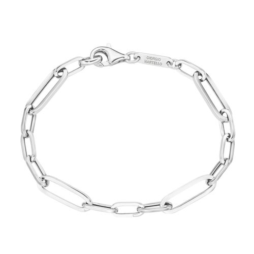 4007810240271 - Armband GIORGIO MARTELLO MILANO Gliederkette 3 1 Silber 925 Armbänder Gr 19 cm Silber 925 (Sterlingsilber) silberfarben (silber) Giorgio Martello Milano