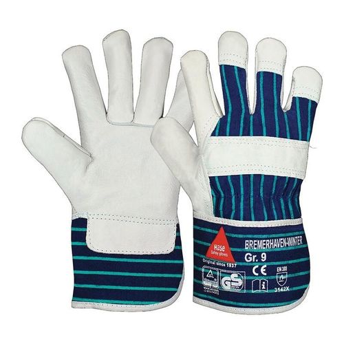 4018949295100 - Hase Safety Gloves - hase 292100-10 Handschuhe Bremerhaven Winter Größe 10 natur blau en 388 PSA-Kate