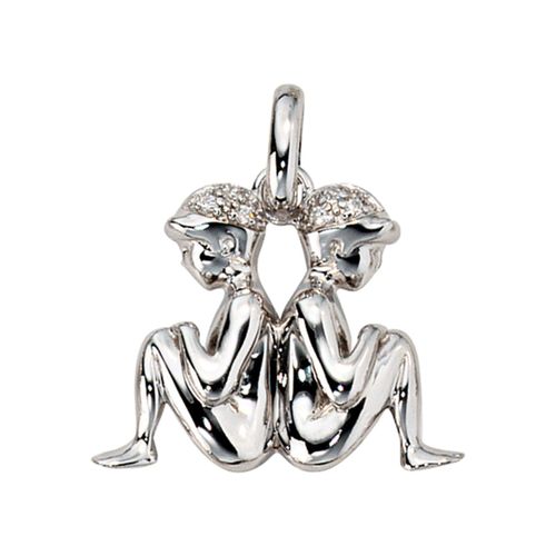 4061861054591 - Sternzeichen-Anhänger JOBO Sternzeichen Zwilling Schmuckanhänger Gr Silber 925 (Sterlingsilber) silberfarben (silber 925) Damen 925 Silber mit Zirkonia 4061861054591 - Sternzeichen-Anhänger JOBO Sternzeichen Zwilling Schmuckanhänger Gr Silber 925 (Sterlingsilber) silberfarben (silber 925) Damen 925 Silber mit Zirkonia