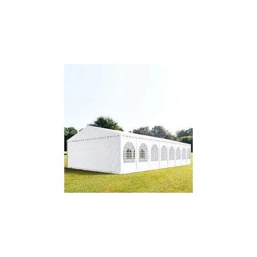 4260456198607 - Partyzelt 8x16m PVC 550 g m² weiß wasserdicht Gartenzelt Festzelt Pavillon