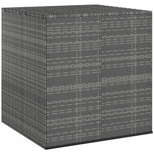 8720286669358 - Bonnevie - Garten-Kissenbox pe Rattan 100x975x104 cm Grau vidaXL338754