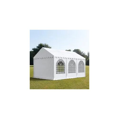 4260409140004 - Partyzelt 3x6m PVC 550 g m² weiß wasserdicht Gartenzelt Festzelt Pavillon