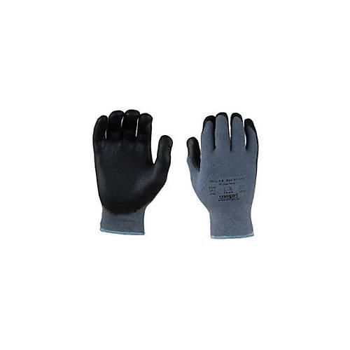 4012677116836 - Elastan- Polyester-Strickhandschuh Polartex mit Nitril Mikroschaum-Beschichtung 12 Paar Größe