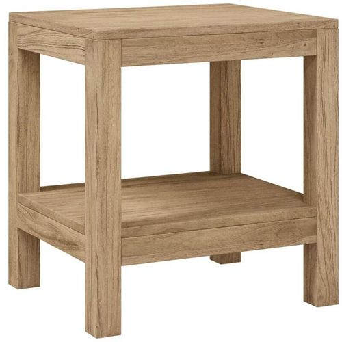 8720286819067 - Badezimmer-Beistelltisch 45x35x45 cm Massivholz Teak Vidaxl Braun