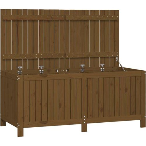 8720845678098 - Bonnevie - GartentruheGartenbox Honigbraun 147x68x64 cm Massivholz Kiefer vidaXL