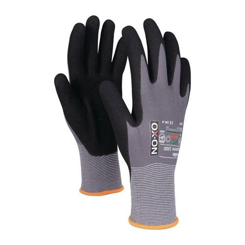 5701952170715 - 17071 Handschuhe Flexible Supreme 1600 Größe 11 schwarz hellgrau EN388 en - Ox-on