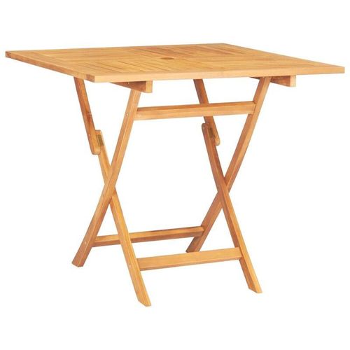 8719883760667 - Bonnevie - GartentischTerrassentisch Klappbar 85x85x76 cm Teak Massivholz vidaXL