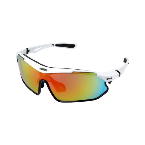 4260405989140 - Sport-Sonnenbrille weiß schwarz rot SUNRAY 4260405989140 - Sport-Sonnenbrille weiß schwarz rot SUNRAY