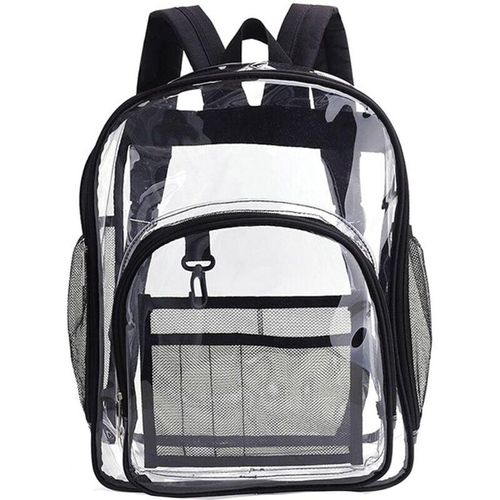 7295824466894 - Ejlife - Transparenter Wasserdichter PVC-Rucksack für Schüler Studenten – Langlebige und Geräumige Laptoptasche