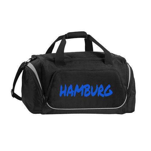 4068859012755 - multifanshop Sporttasche - Hamburg - Textmarker - Druck blau - Tasche 4068859012755 - multifanshop Sporttasche - Hamburg - Textmarker - Druck blau - Tasche