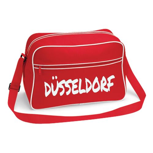 4068859529406 - multifanshop Retrotasche - Düsseldorf - Textmarker - Druck weiß - Tasche