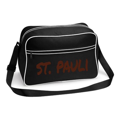4068859524586 - multifanshop Retrotasche - St Pauli - Textmarker - Druck braun - Tasche 4068859524586 - multifanshop Retrotasche - St Pauli - Textmarker - Druck braun - Tasche