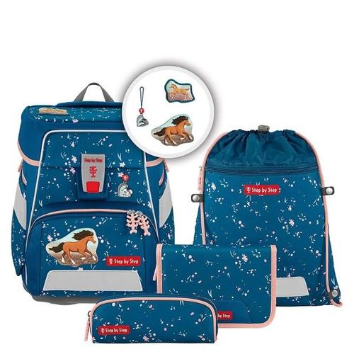 4047443503930 - SPACE Schulranzen Set 5tlg Wild Horse Ronja-Wild Horse Ronja