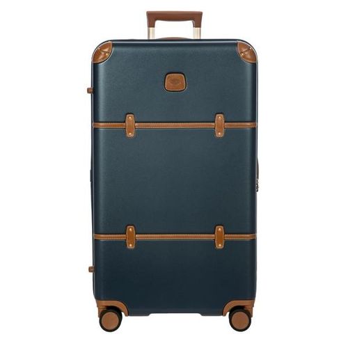 8016623919270 - BRICS Bellagio Trolley Trunk 80 cm-blue tan