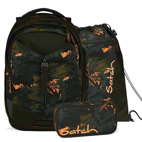 4251349618630 - satch Set aus match + Schlamperbox + Sportbeutel-Jurassic Jungle