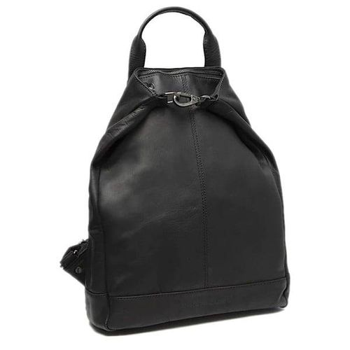8719241002996 - Wax Pull Up Manchester Rucksack Leder 40 cm zwart 8719241002996 - Wax Pull Up Manchester Rucksack Leder 40 cm zwart