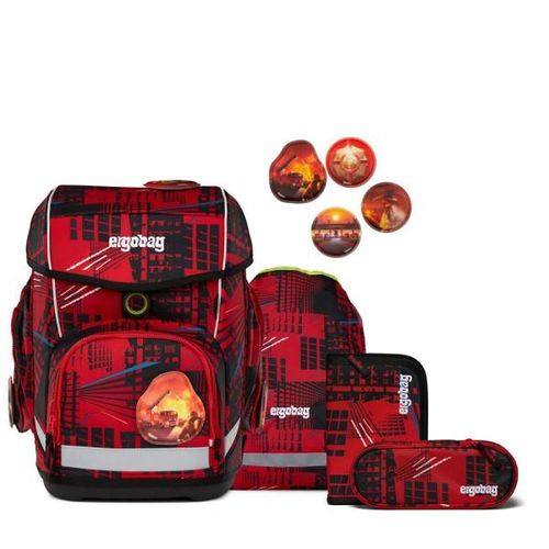 4057081192267 - ergobag Cubo Schulranzen Set 5tlg AlarmBärreitschaft-AlarmBärreitschaft