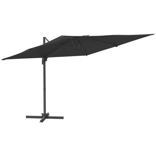 8720845690335 - Bonnevie - AmpelschirmSonnenschirm mit Aluminium-Mast Schwarz 300x300 cm vidaXL