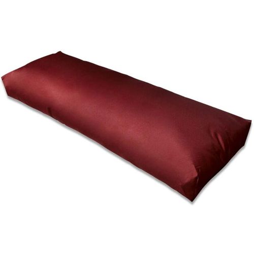 8718475908982 - Gepolstertes Rückenkissen Weinrot 120 x 40 x 10 cm vidaXL - Rot