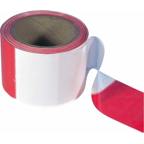 4011645013443 - Posamo - pösamo Absperrband 80 mm rot weiß a 500 m