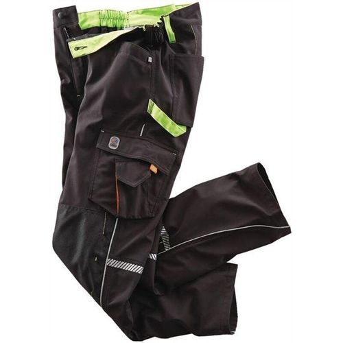 4055316355579 - - terrax 20404-1048-58 Softshellhose Größe 58 schwarz limette